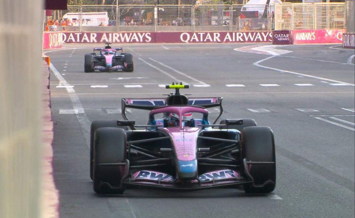 Franco Colapinto en el Gran Premio de Azerbaiyán en Bakú