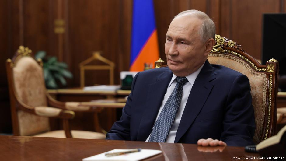 El presidente ruso Vladimir Putin en un encuentro oficial
