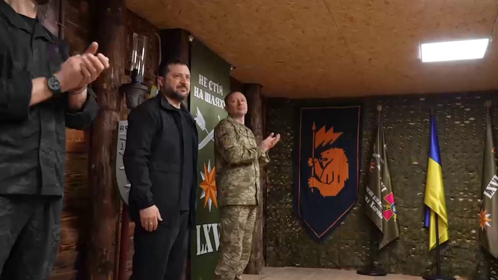 Volodímir Zelenski en el sector de Lyman septiembre 2026