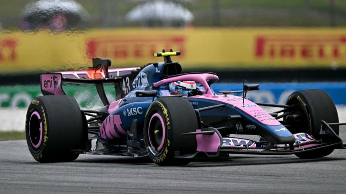 Franco Colapinto a bordo del Alpine 43 en el circuito de Sepang