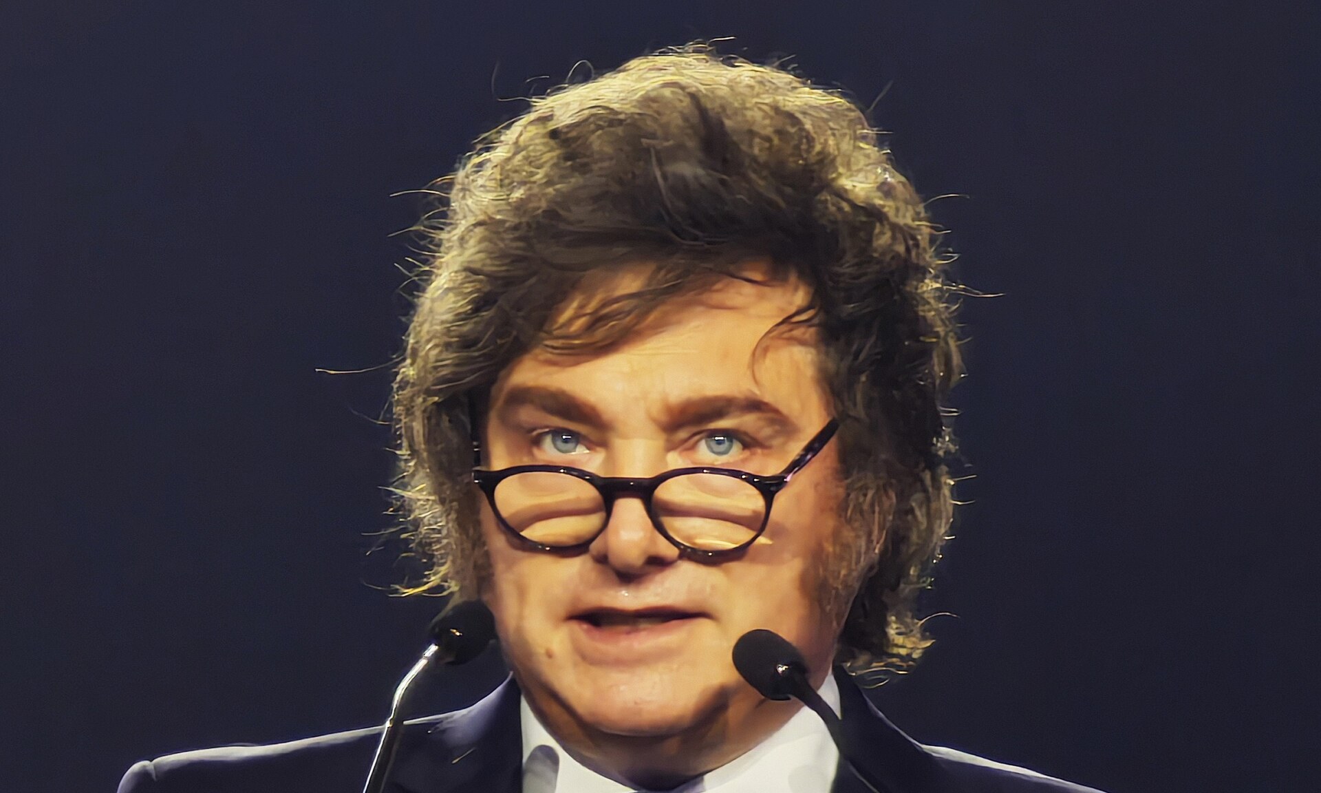 Sobreseimiento de Milei: el presidente Javier Milei durante un discurso