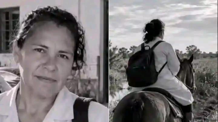 Nancy Godoy, la docente rural de Esquina, que llegaba a caballo a la escuela