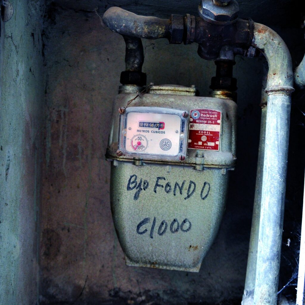 Medidor de gas domiciliario, en referencia al nuevo régimen de Zona Fría de las tarifas de luz y gas