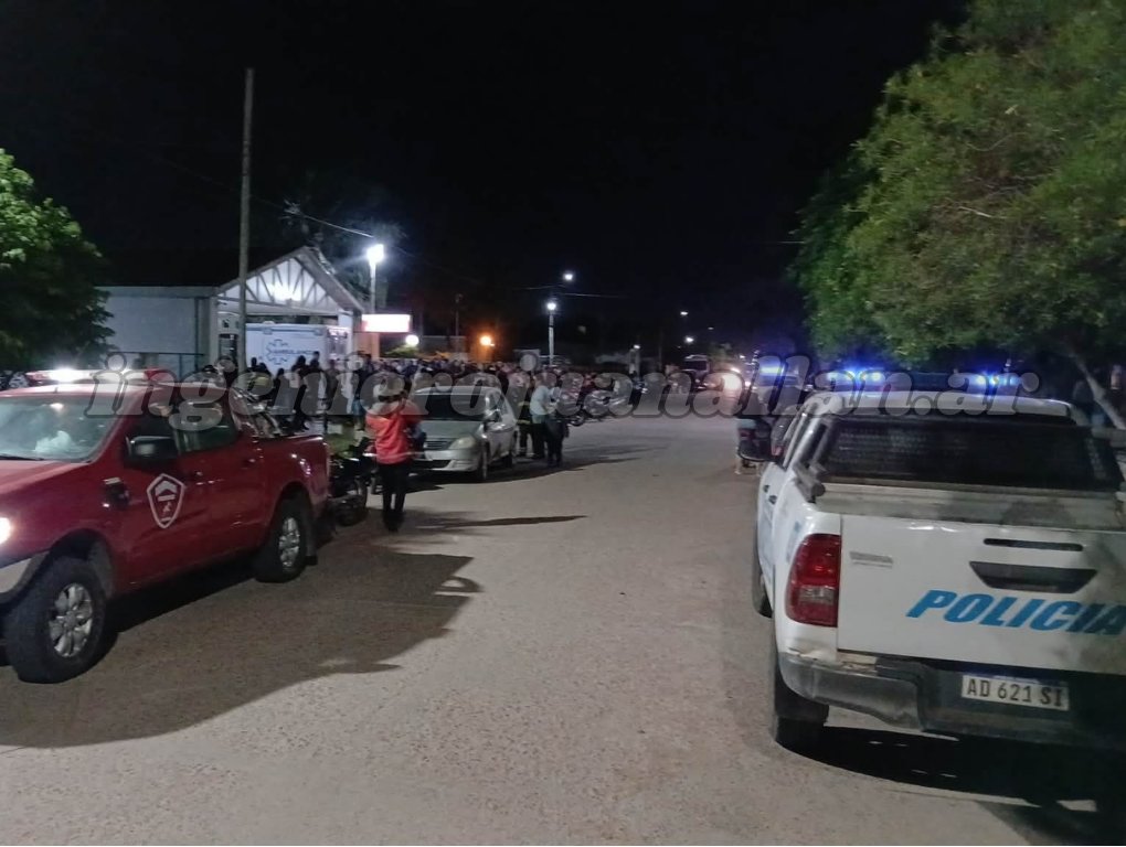 Tragedia en Corzuela: patrullero de la Policía del Chaco y autobomba durante el operativo nocturno